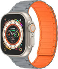 Silicone magnetic loop watch band