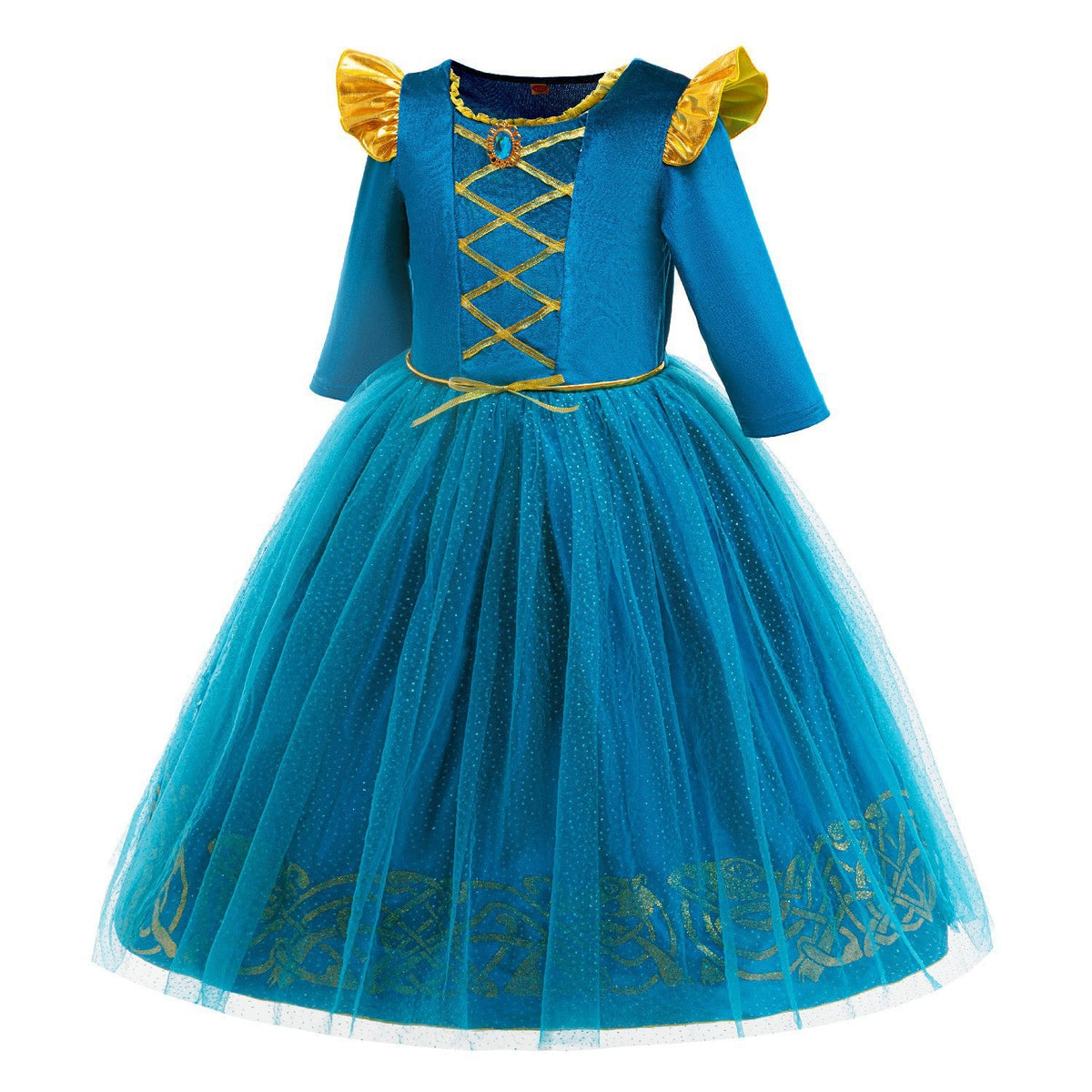 Brave Princess Dress Toddler Kids Merida Costume For Girls