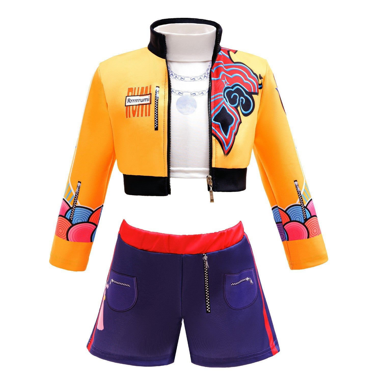 KPop Kids Demon Hunters Zoey Rumi Costume Jacket Outfit For Girls