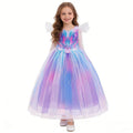 Glinda Wicked For Good Princess Girl Costume Dress Cosplay Party Holiday