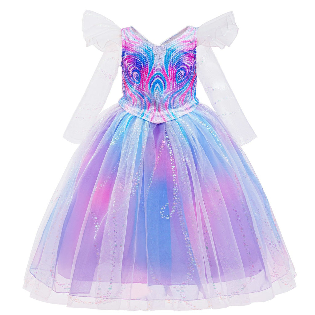 Glinda Wicked For Good Princess Girl Costume Dress Cosplay Party Holiday