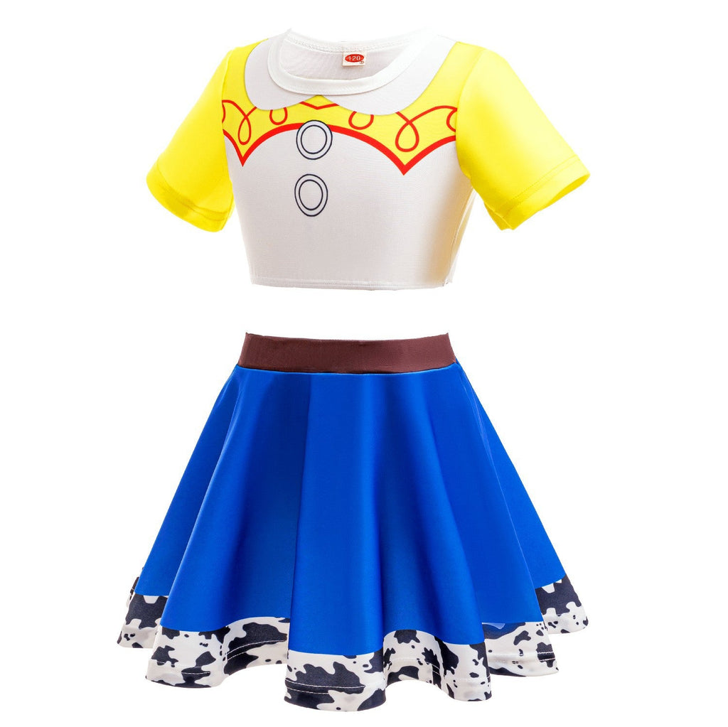 Disney Toy Story Woody Jessie Girl Dress Costume Dresses For Girls