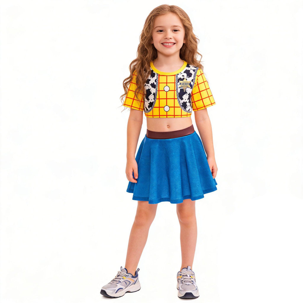 Disney Toy Story Woody Jessie Girl Dress Costume Dresses For Girls