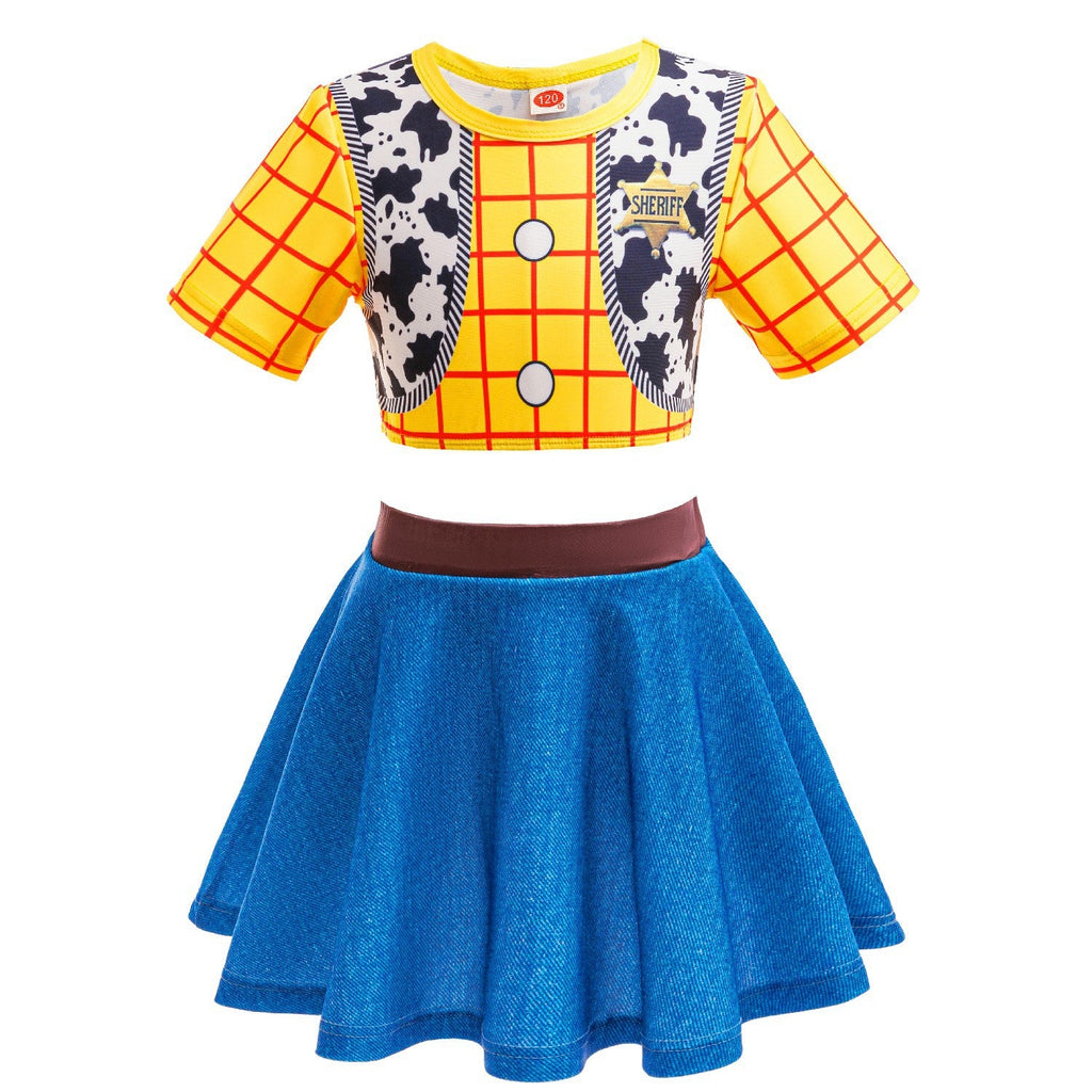 Disney Toy Story Woody Jessie Girl Dress Costume Dresses For Girls