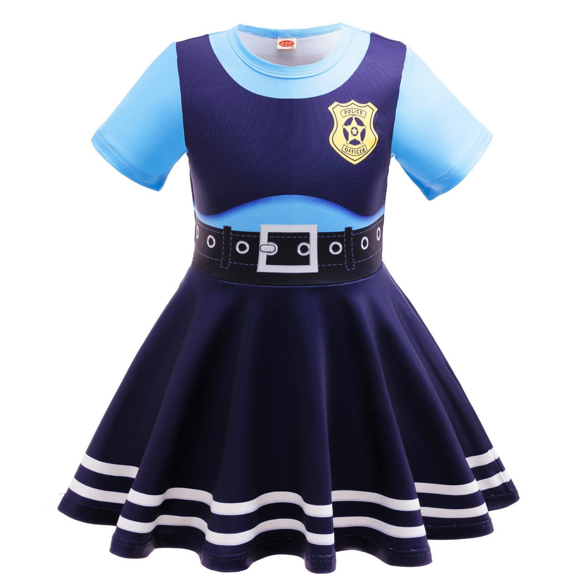 Zootopia 2 Judy Hopps  Girl Dress Costume Bunny Officer Set Cosplay For Girl