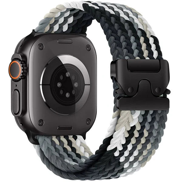 Elastic nylon parachute buckle watch strap