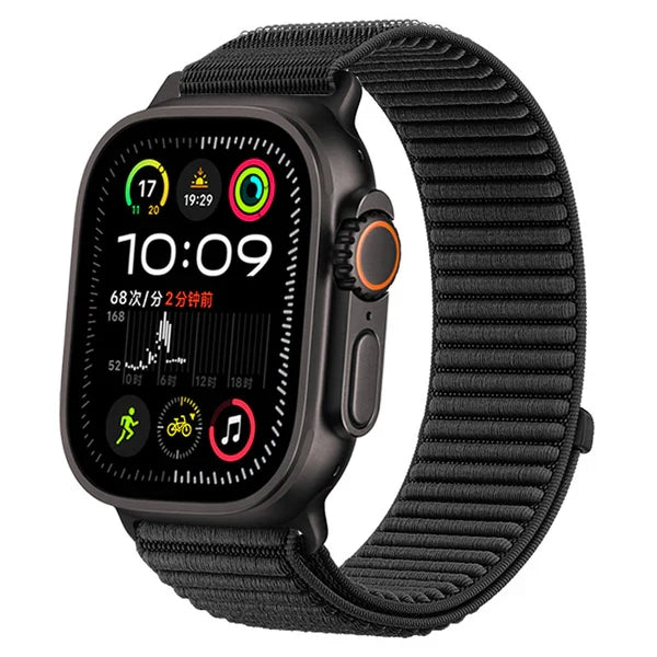 Mountain Pattern Nylon Loop Strap