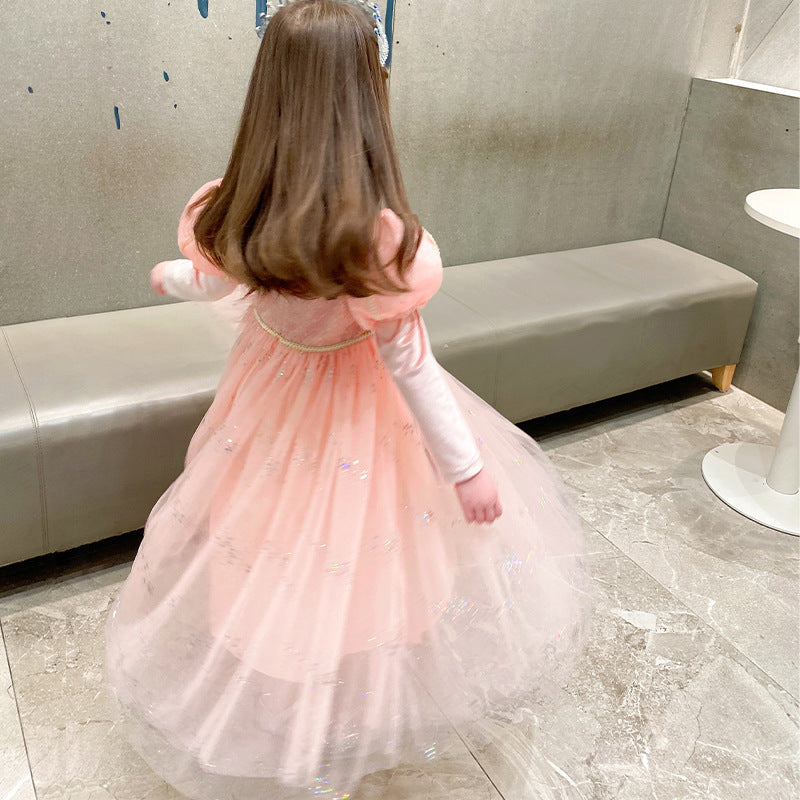 Frozen 2 Girl Princess Elsa Costume Dresses For Halloween Christmas Party Holiday