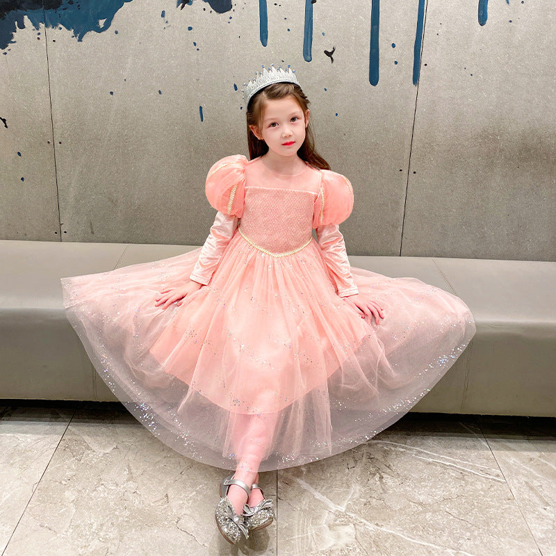 Frozen 2 Girl Princess Elsa Costume Dresses For Halloween Christmas Party Holiday