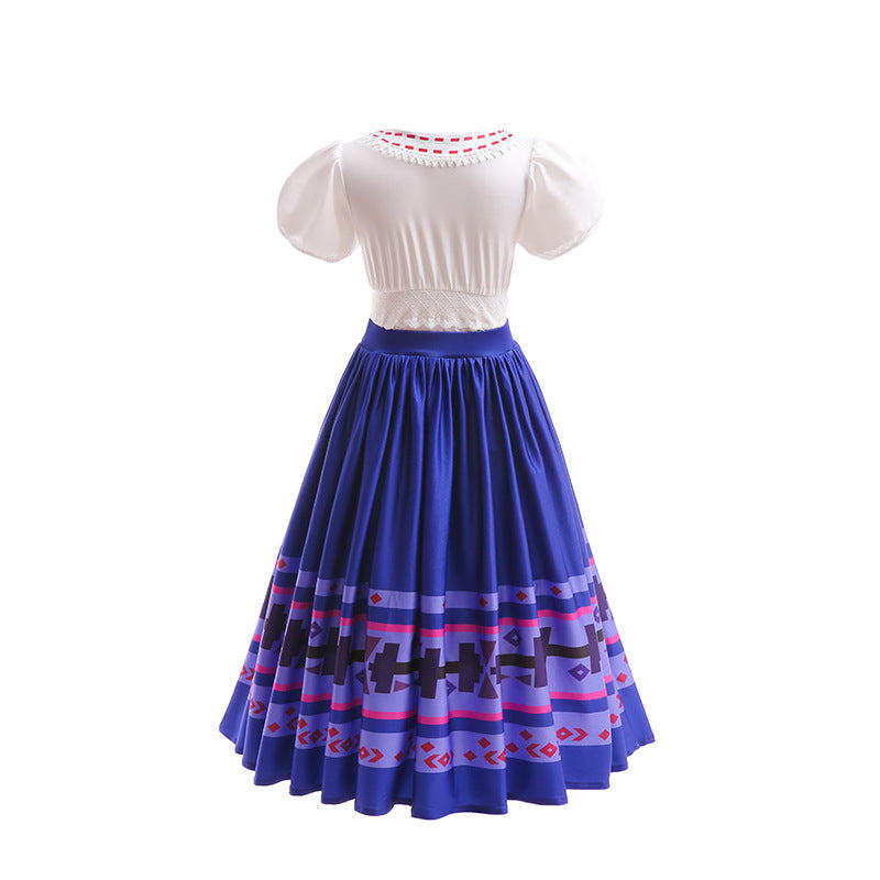 New Girl Encanto Inspired Cosplay Luisa Costume Dress