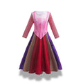 Hocus Pocus 2  Halloween Girls Dress Witch Costume Cosplay Party Holiday