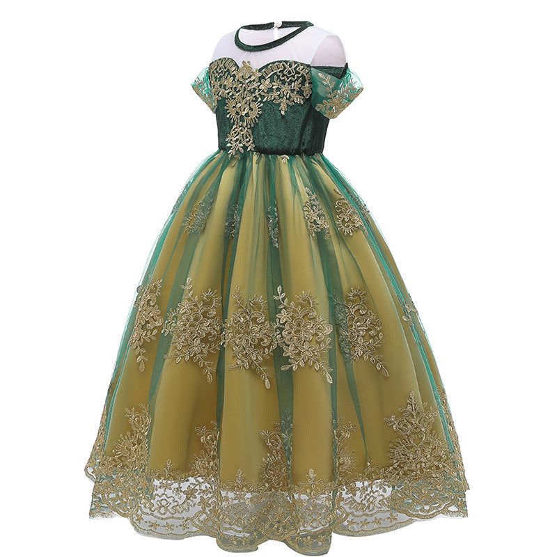 Anna Princess Girl Costume Dress New Cosplay Party Holiday Wedding Dress Birthday Halloween