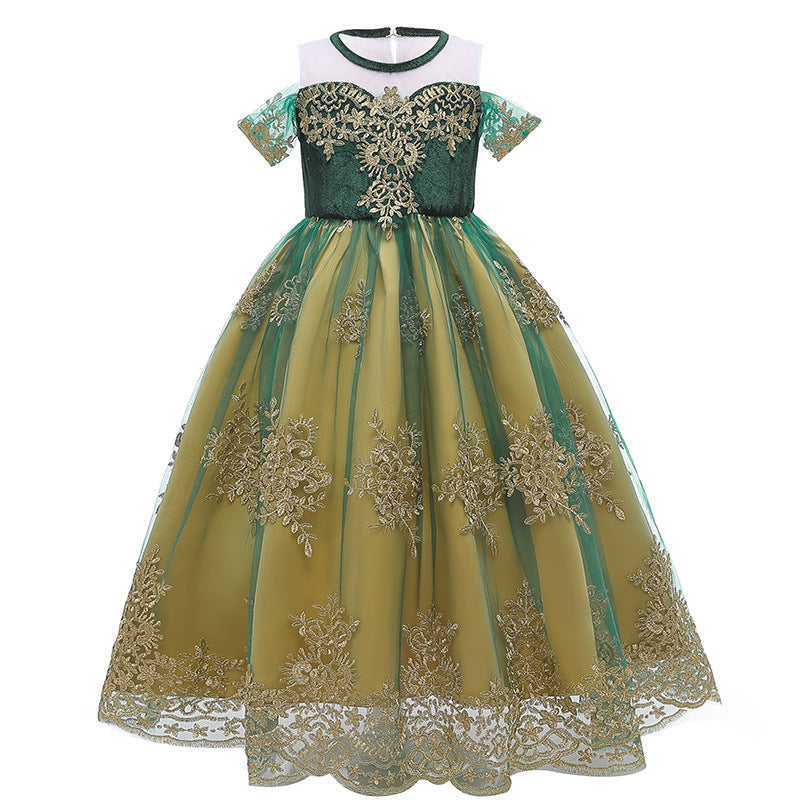 Anna Princess Girl Costume Dress New Cosplay Party Holiday Wedding Dress Birthday Halloween
