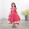 New Kid Girl Aladdin Jasmine Princess Dress Cosplay Costume