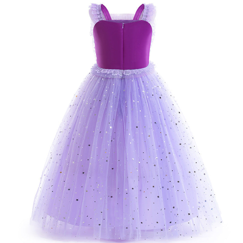 Tangled Rapunzel New Princess Girl Dress Costume Dresses For Cosplay Party Holiday Birthday
