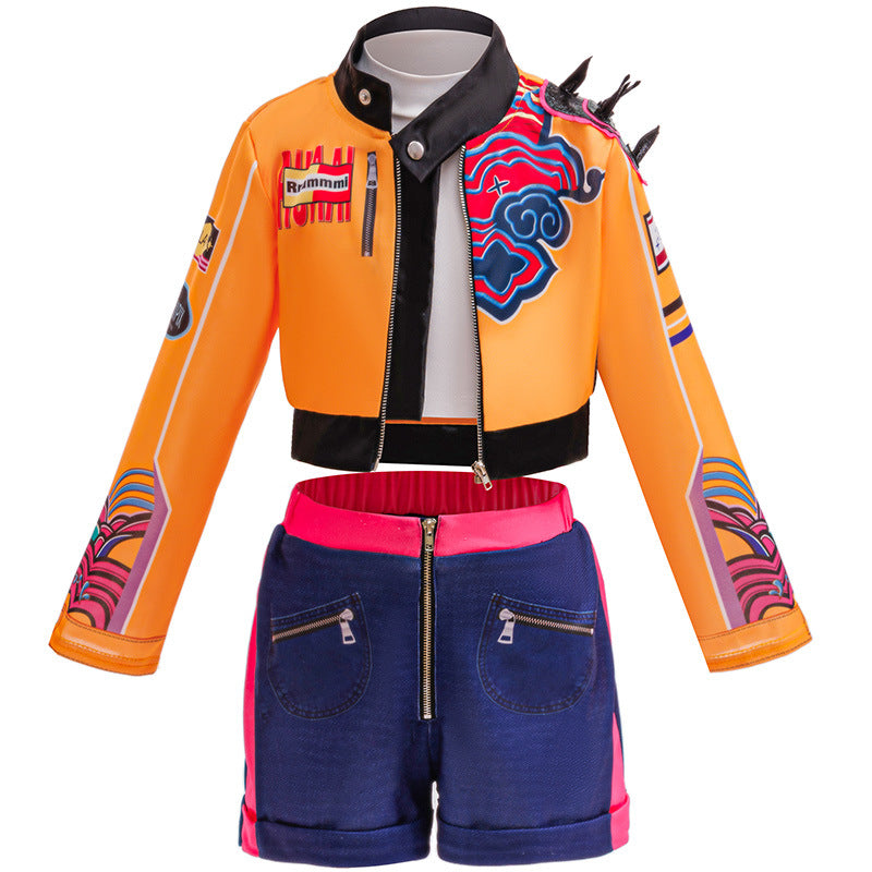 KPop Demon Hunters Cosplay Rumi Costume For Girls