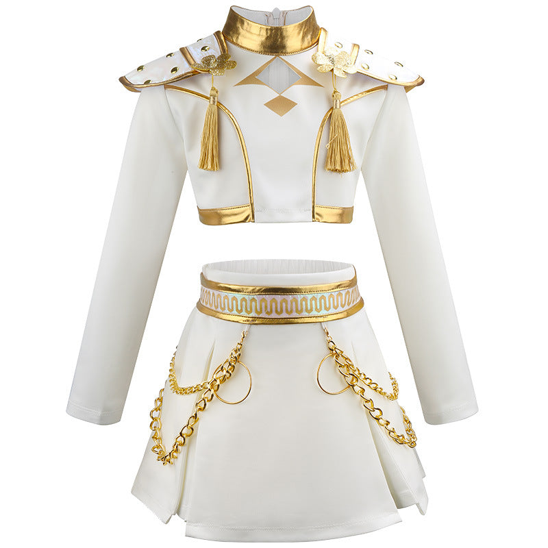 KPop Demon Hunters Zoey Costume Dress For Girls Cosplay