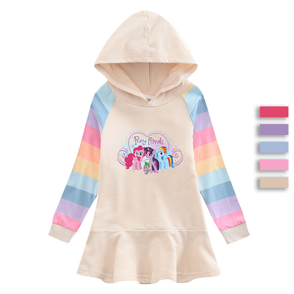 New Girl Party Holiday Toddler Princess Costume My Little Pony Dress For Casual Wear Birthday