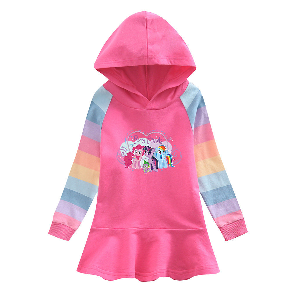 New Girl Party Holiday Toddler Princess Costume My Little Pony Dress For Casual Wear Birthday