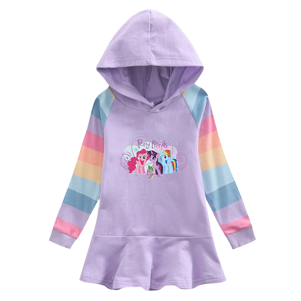 New Girl Party Holiday Toddler Princess Costume My Little Pony Dress For Casual Wear Birthday