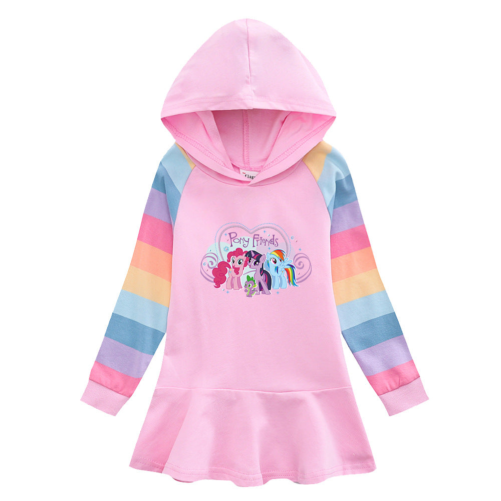 New Girl Party Holiday Toddler Princess Costume My Little Pony Dress For Casual Wear Birthday