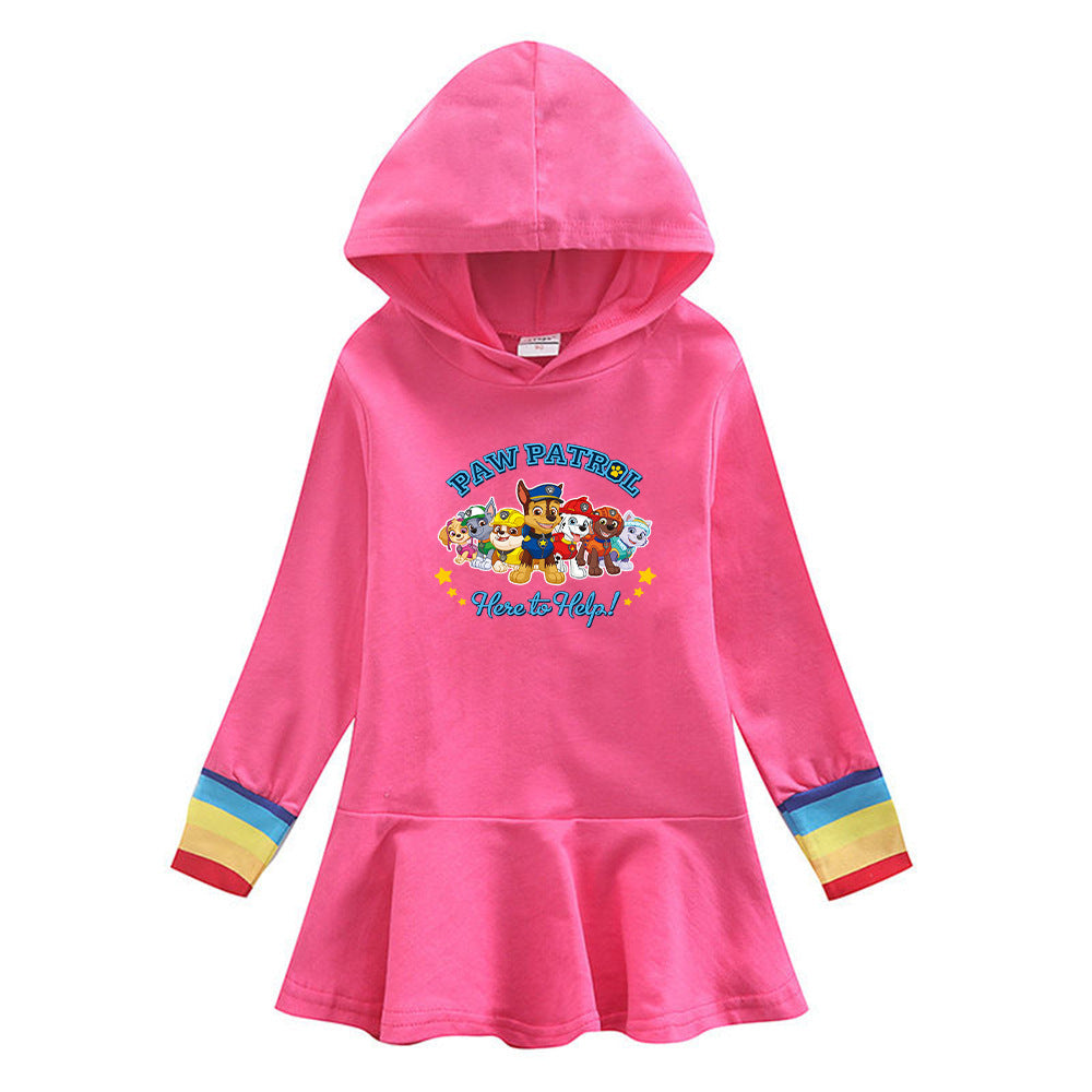 PAW Patrol New Girl Princess Dress Holiday Toddler Princess Costume  For Casual Wear Birthday