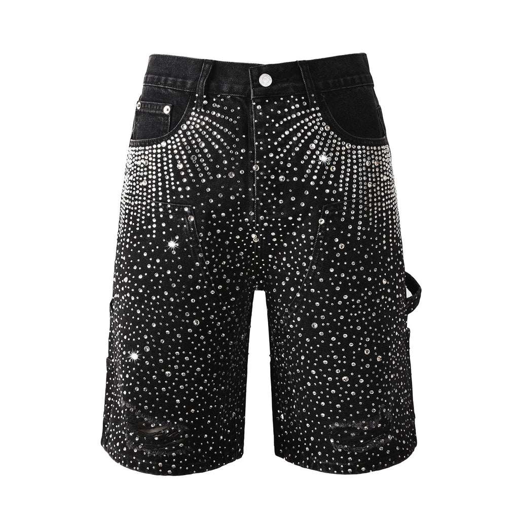 PURPLE Shorts Crystals 5099