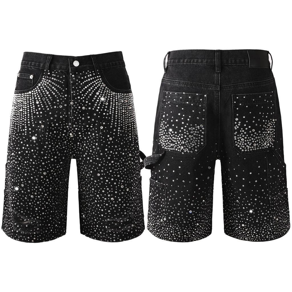 PURPLE Shorts Crystals 5099