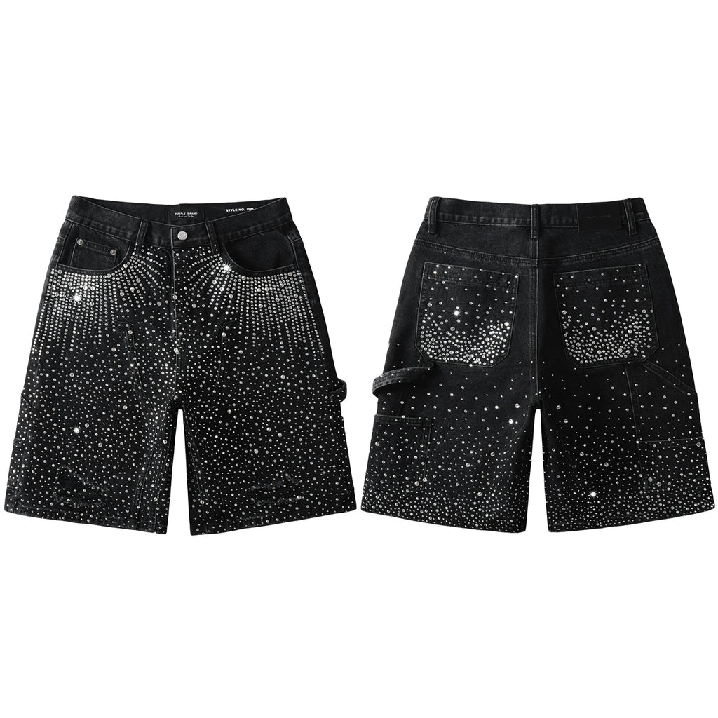 PURPLE Shorts Crystals 5099