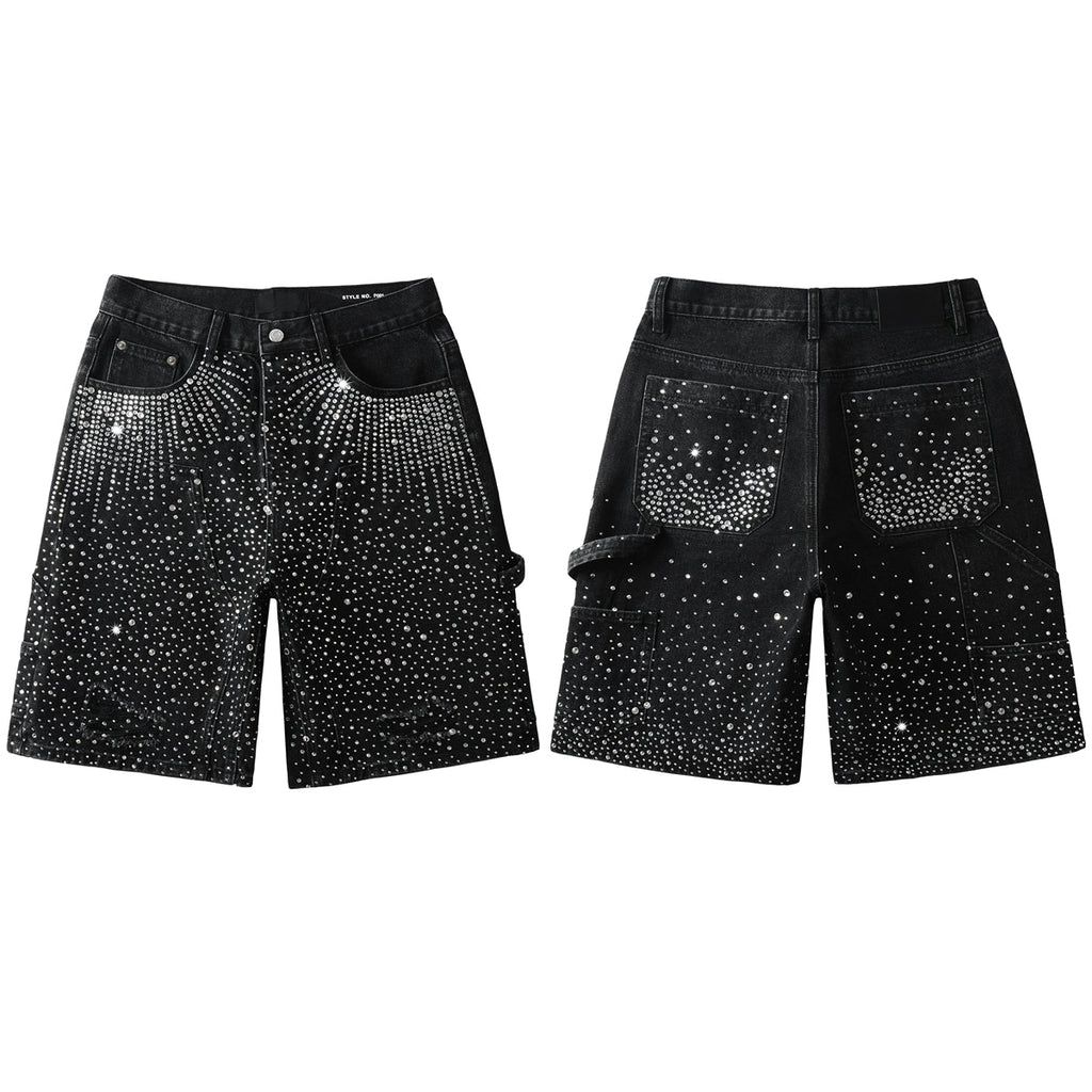 PURPLE Shorts Crystals 5099