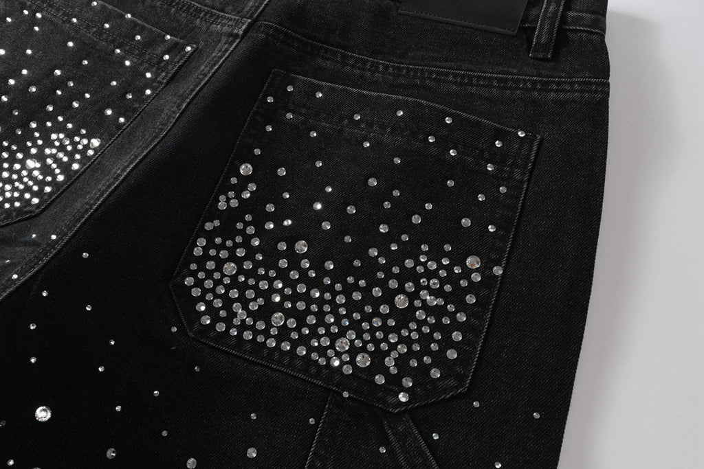 PURPLE Shorts Crystals 5099