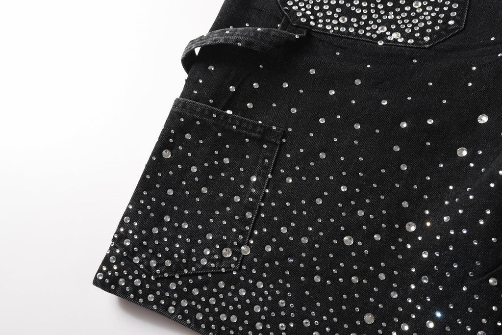 PURPLE Shorts Crystals 5099