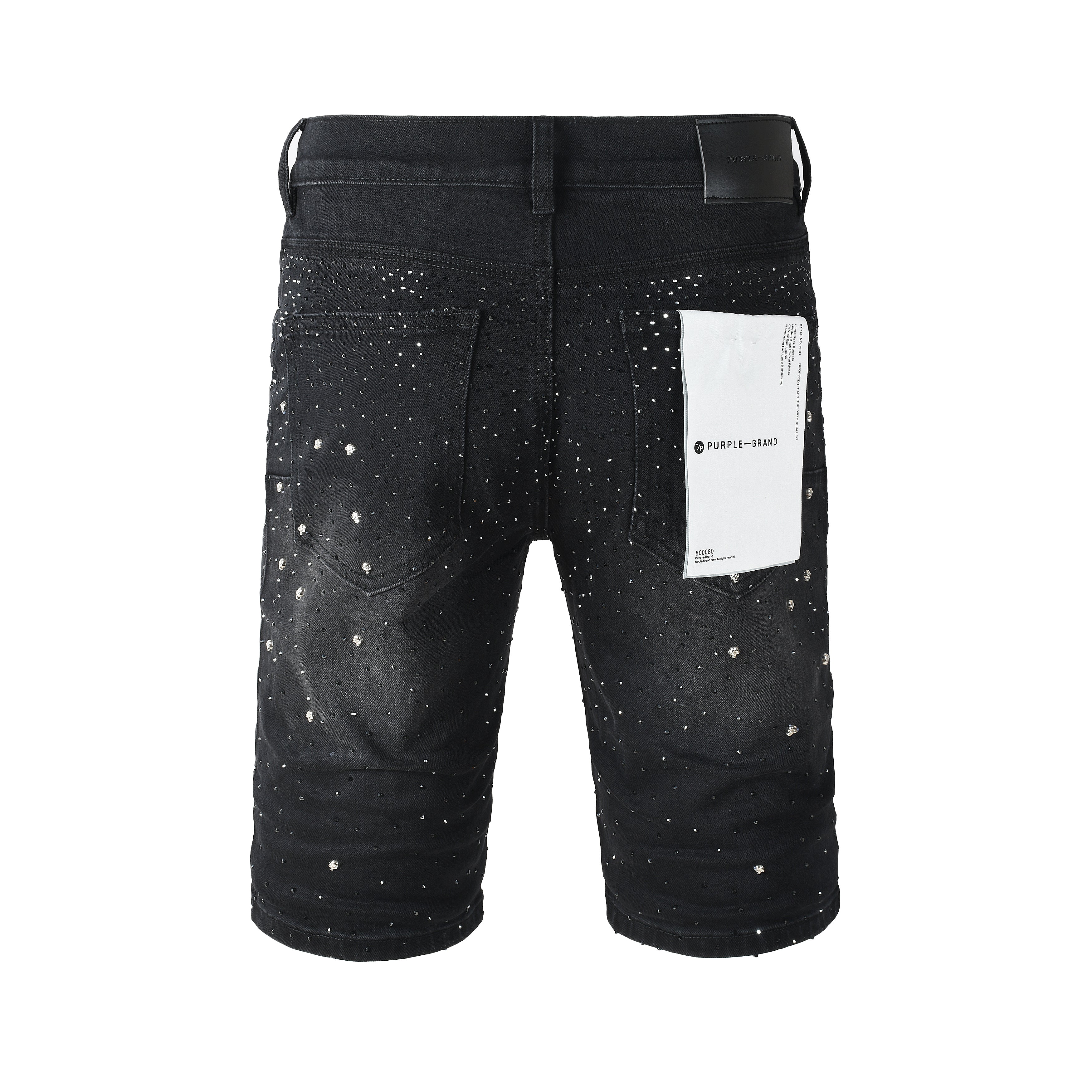 PURPLE Shorts Crystals 5106