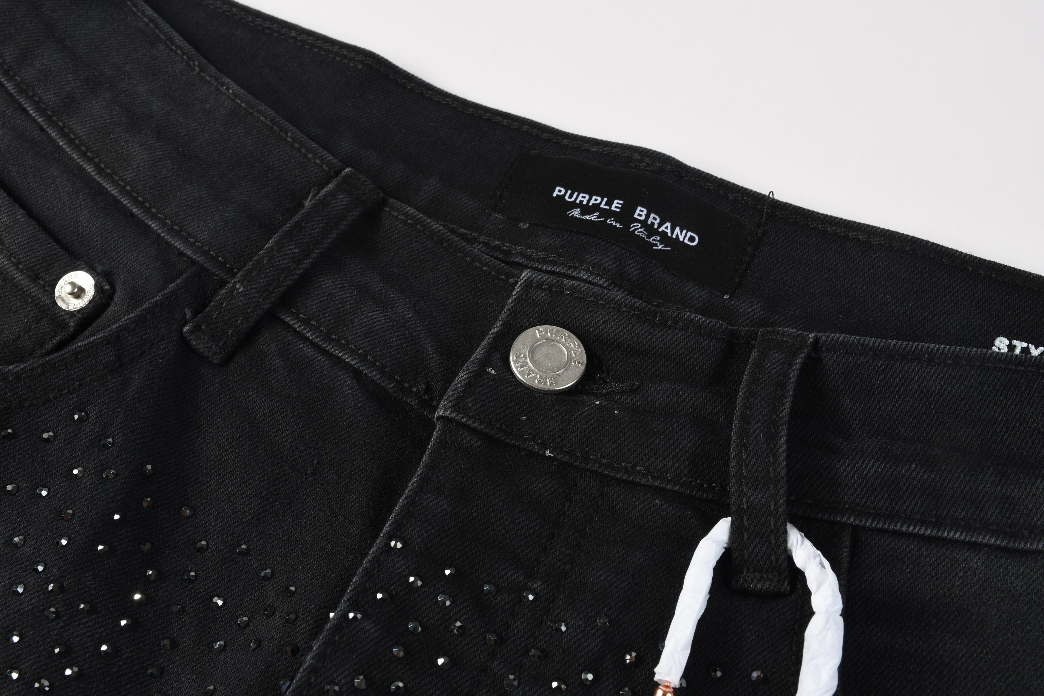 PURPLE Shorts Crystals 5106