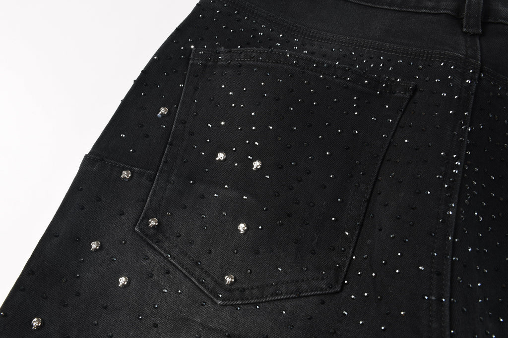 PURPLE Shorts Crystals 5106