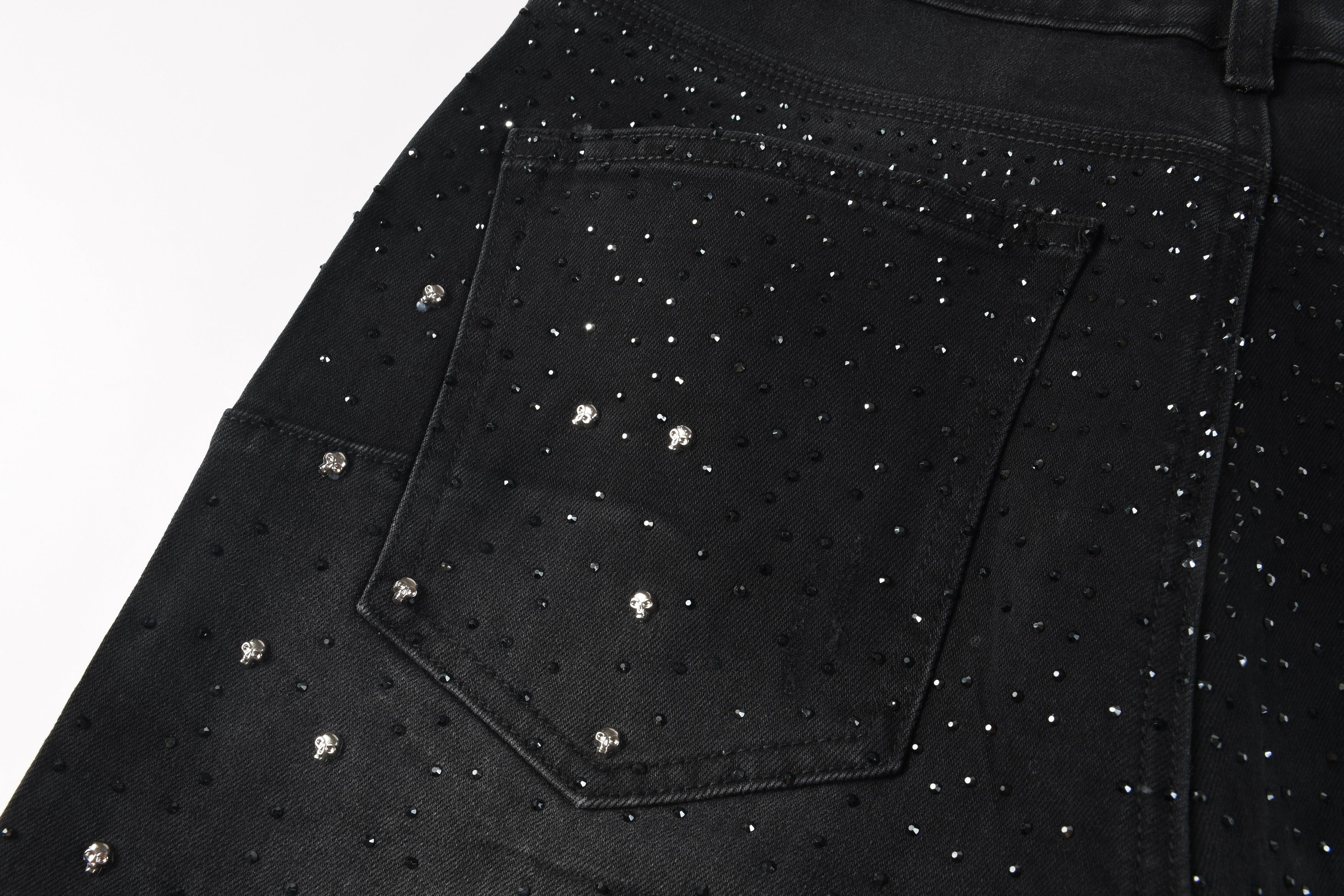 PURPLE Shorts Crystals 5106