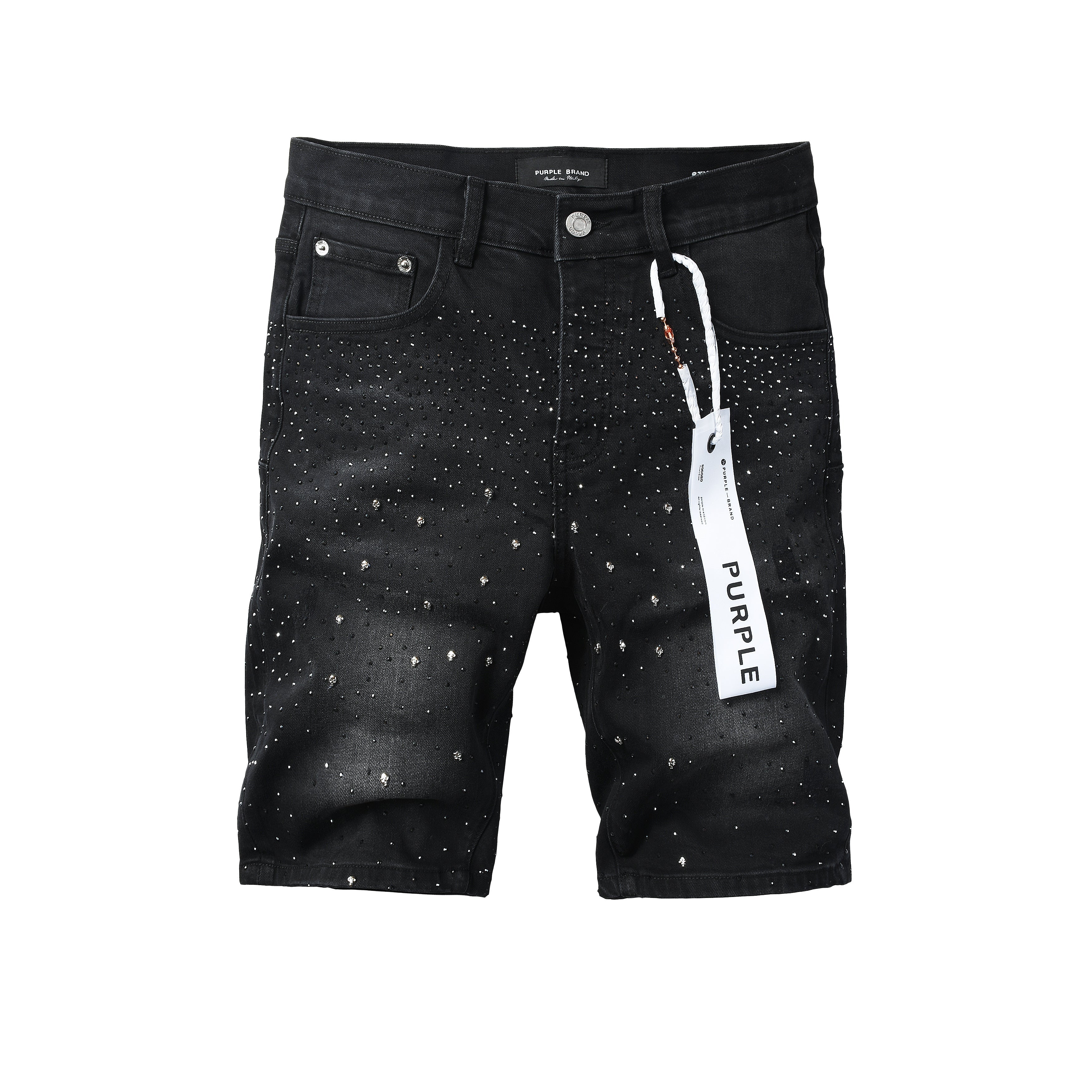 PURPLE Shorts Crystals 5106