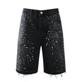 PURPLE Shorts Crystals 5103