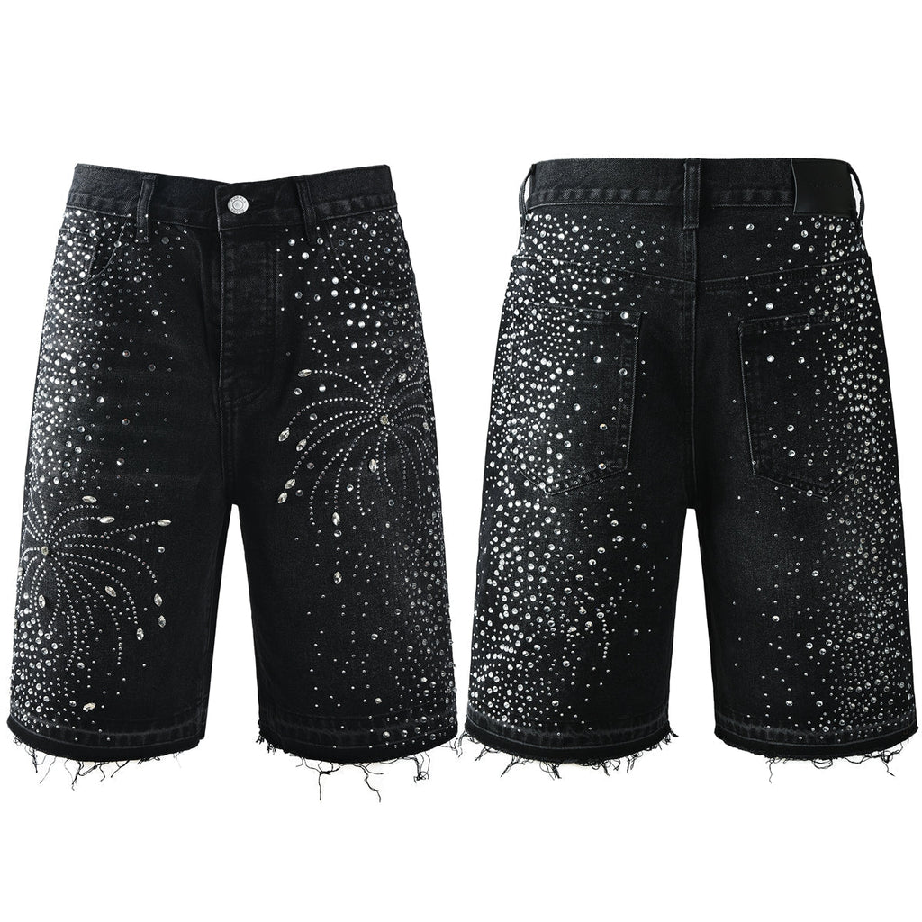 PURPLE Shorts Crystals 5103