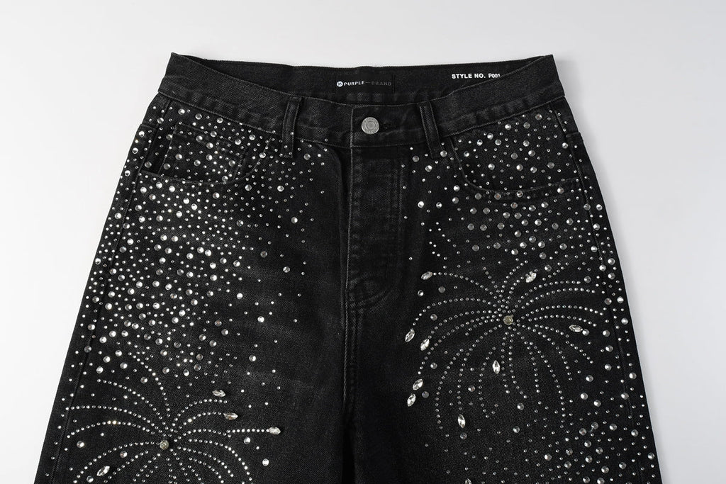 PURPLE Shorts Crystals 5103