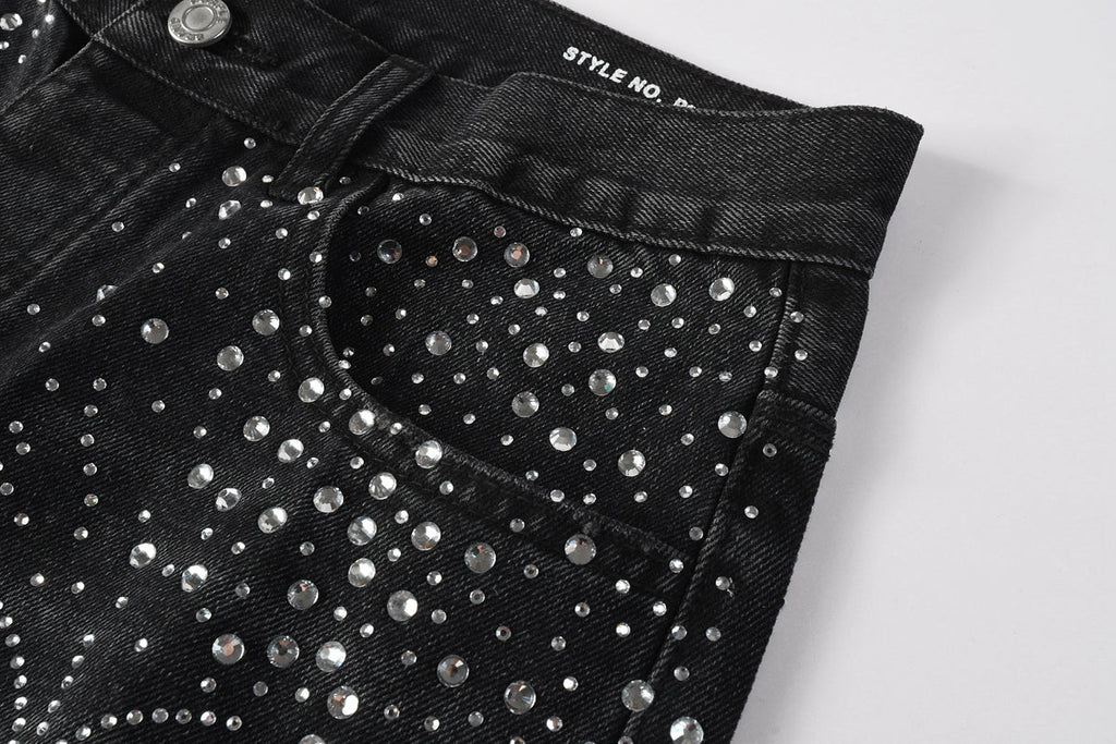 PURPLE Shorts Crystals 5103