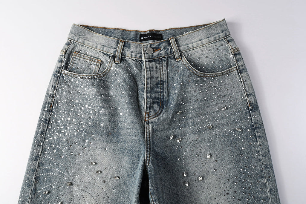 PURPLE Shorts Crystals 5102