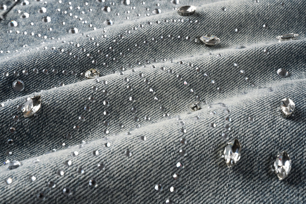 PURPLE Shorts Crystals 5102