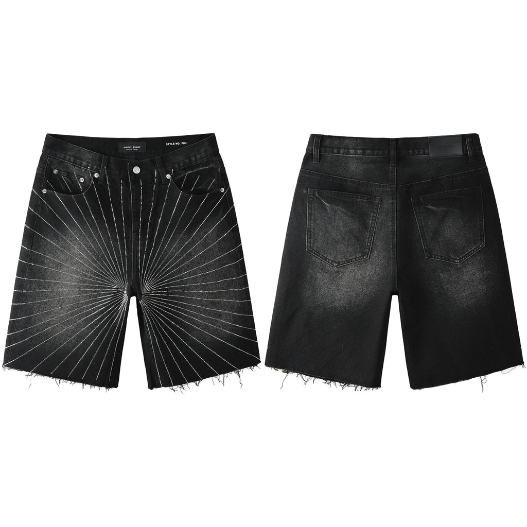 PURPLE Shorts Crystals 5104