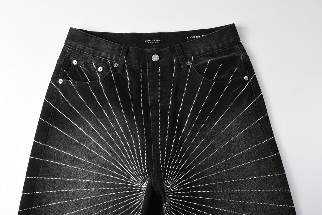 PURPLE Shorts Crystals 5104