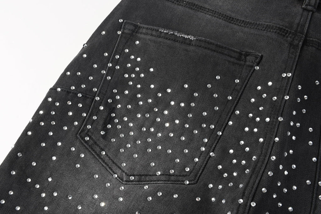 PURPLE Shorts Crystals 5111