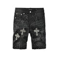 PURPLE Shorts Crystals 5111