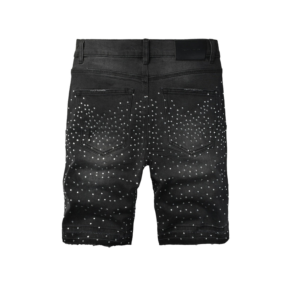 PURPLE Shorts Crystals 5111