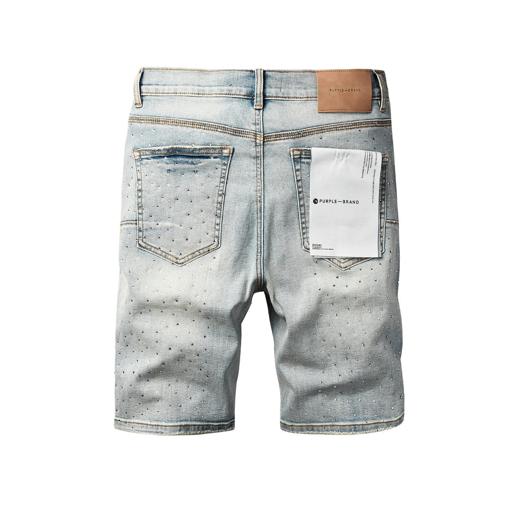 PURPLE Shorts Crystals 5113