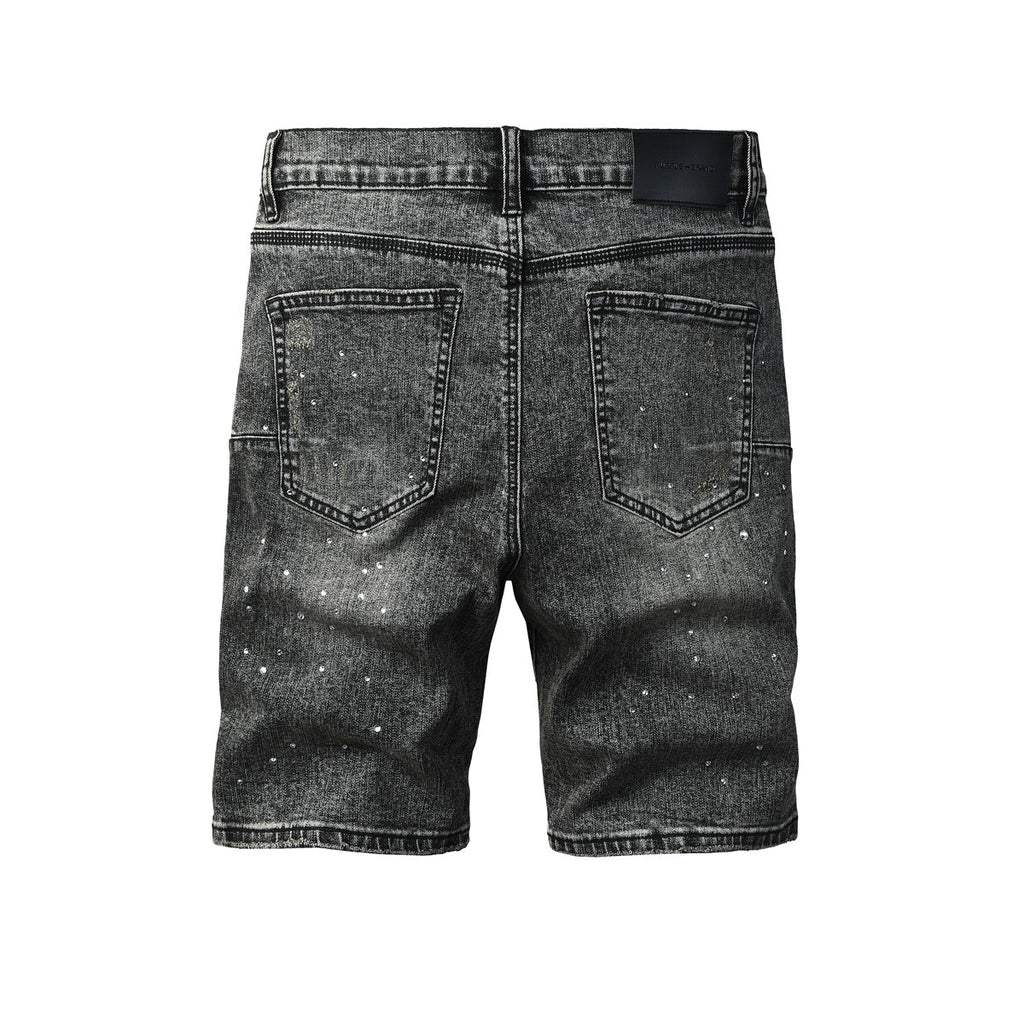PURPLE Shorts Crystals 5112